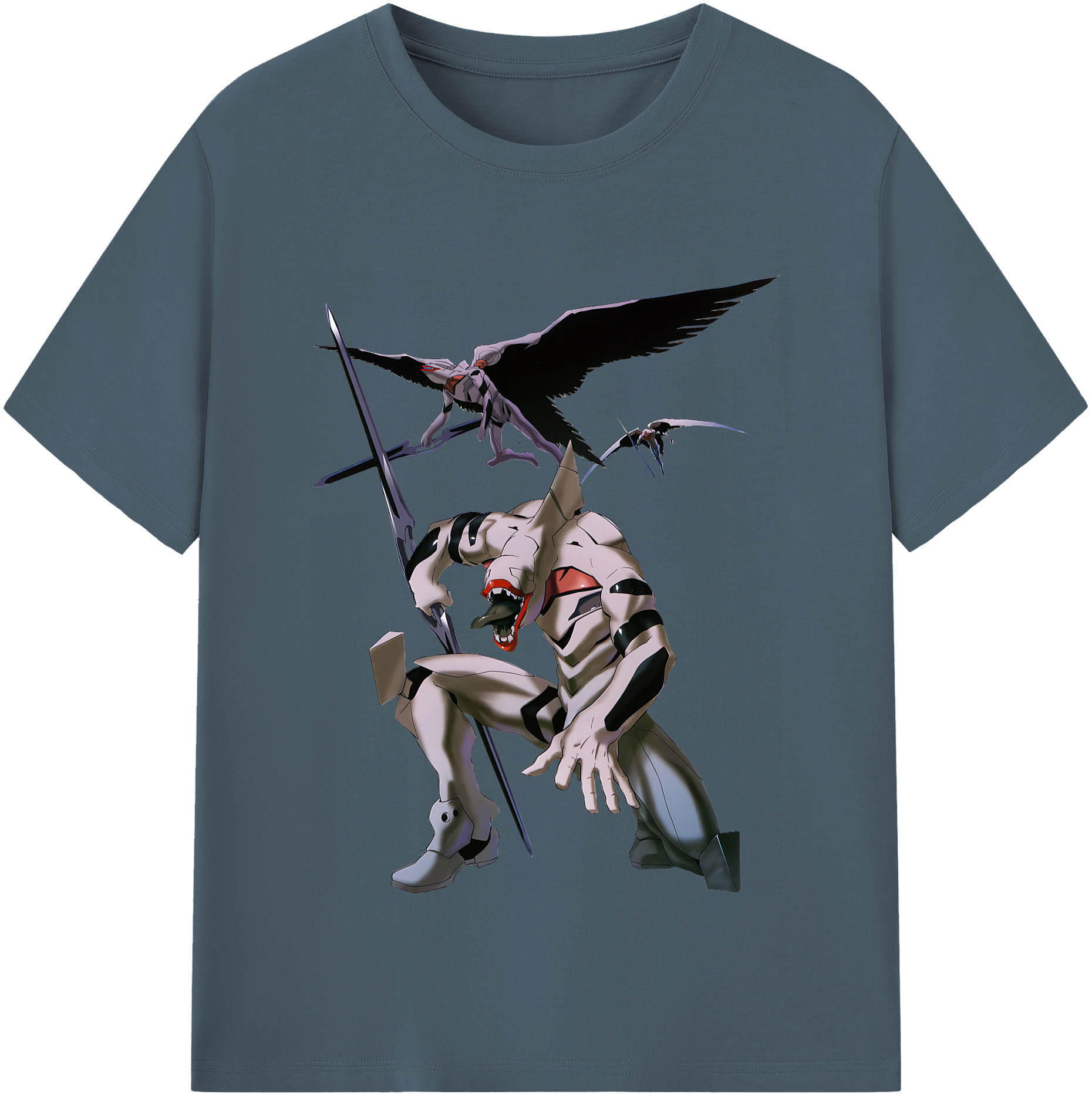 （画像用） EVA 新世紀エヴァンゲリオン 綿100％半袖Tシャツ（フロントプリント）